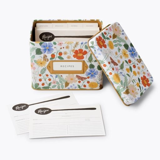 Rifle Paper Company Recipe Box - Strawberry Fields