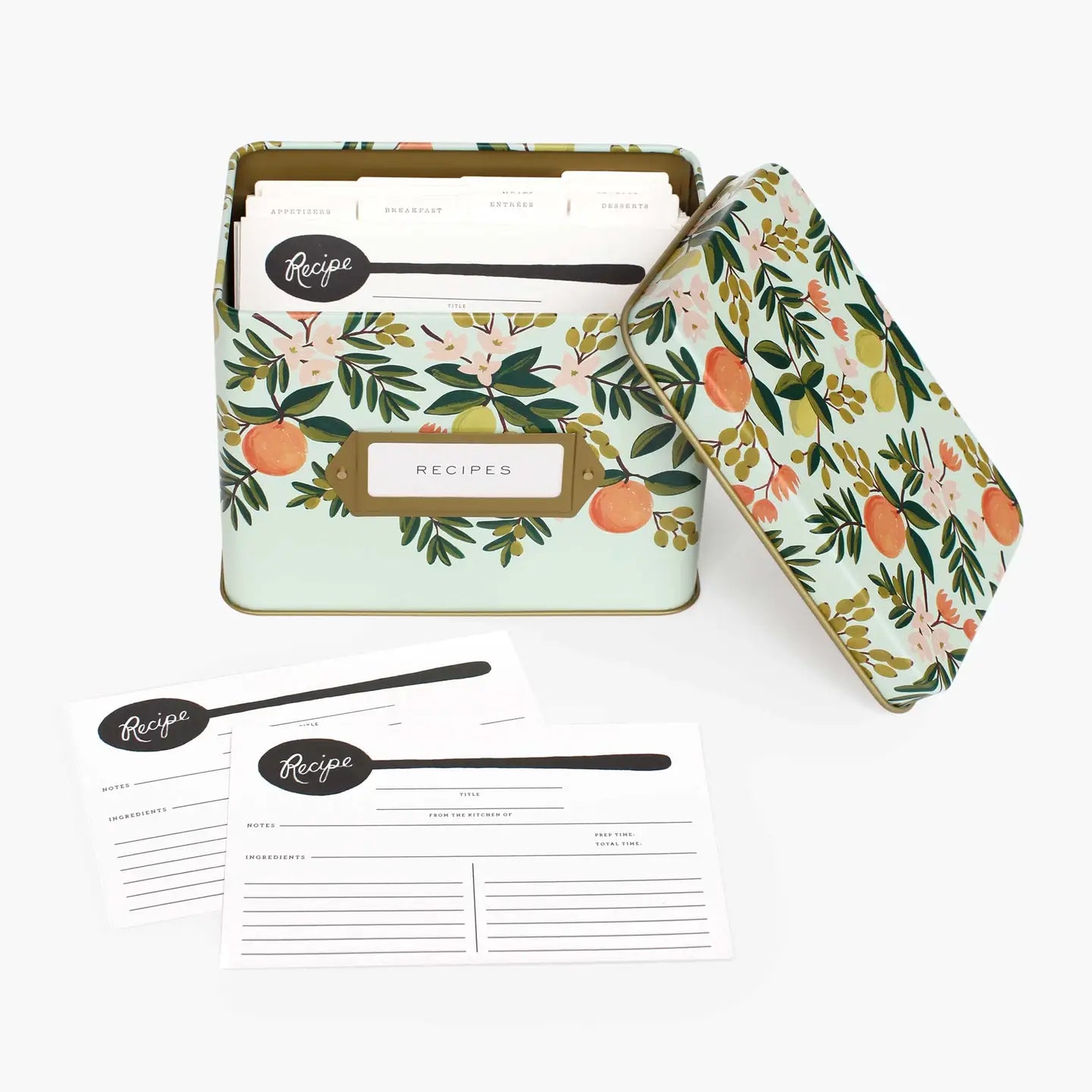 Rifle Paper Company Recipe Box - Citrus Floral